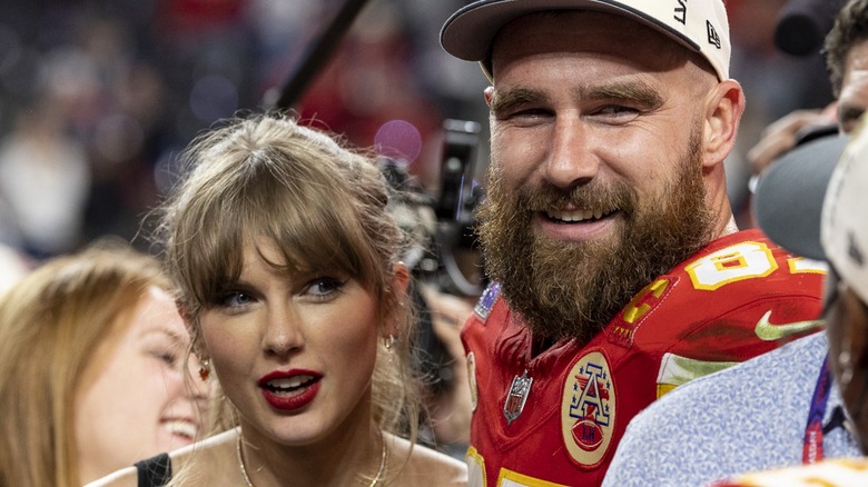 Taylor Swift and Travis Kelce together