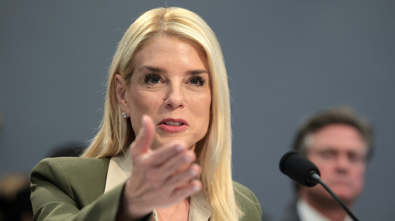 Pam Bondi testifying before the House Committee on Appropriations in 2025
