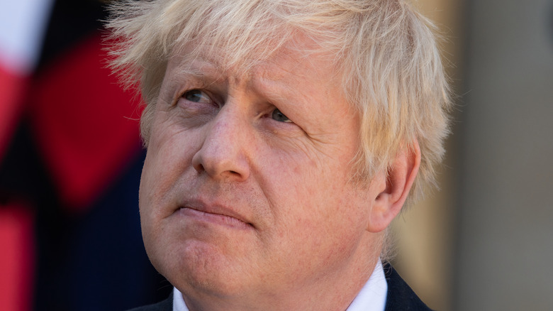 Boris Johnson photographed at an event