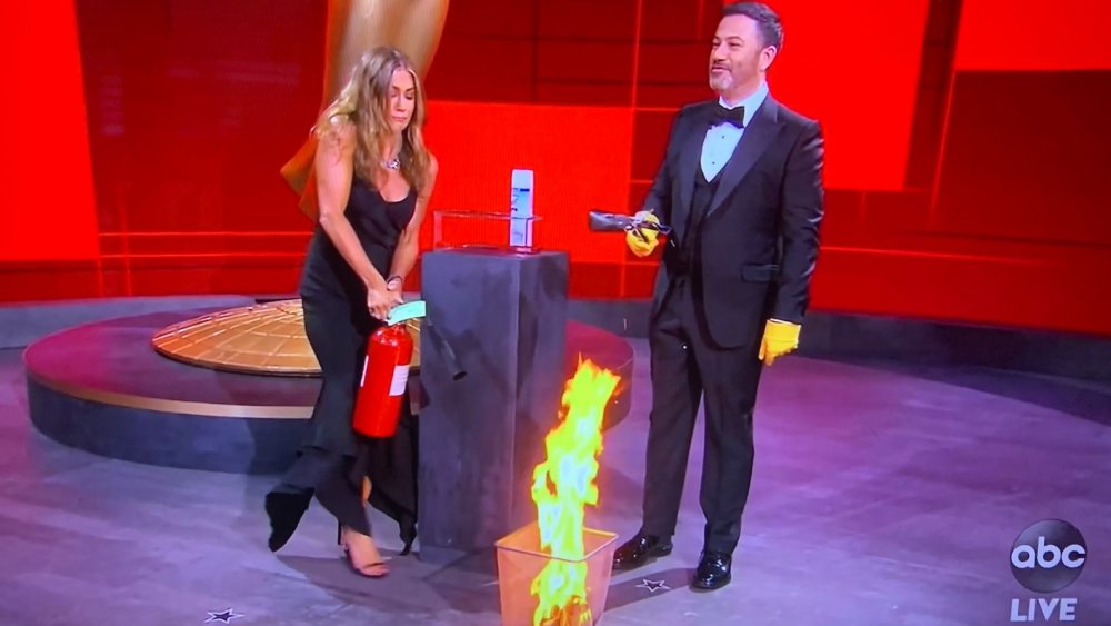 Jennifer Aniston / Jimmy Kimmel fire