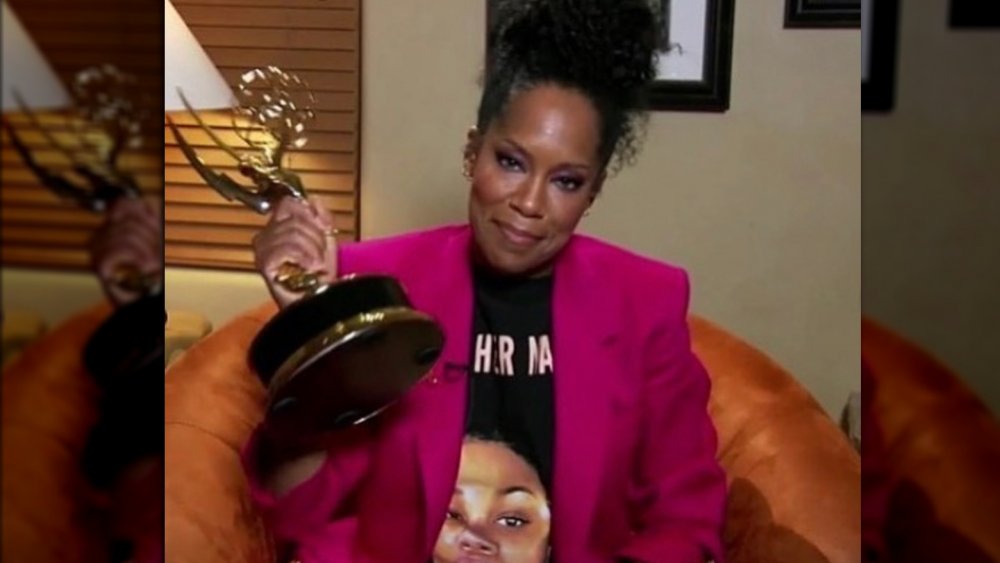 Regina King with her Emmy