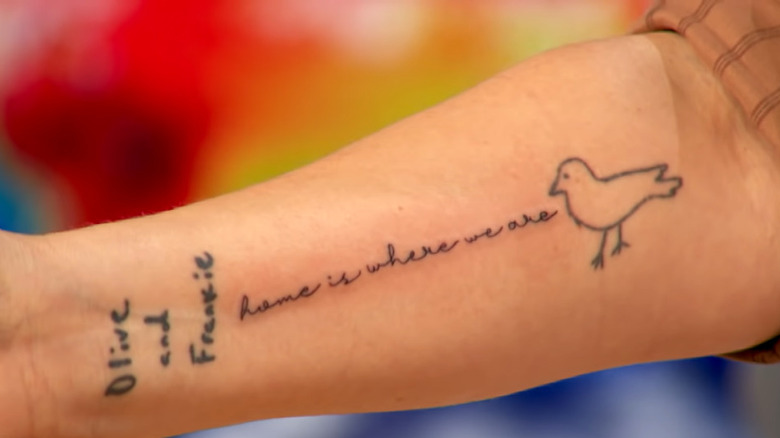 Drew Barrymore's new tattoo