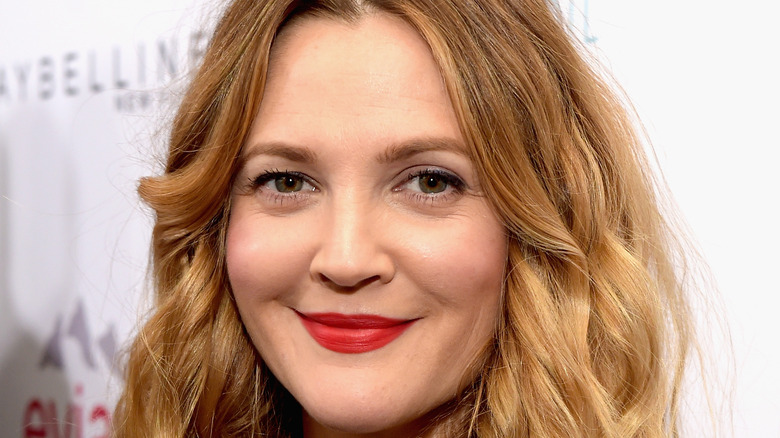 Drew Barrymore smiles at an event