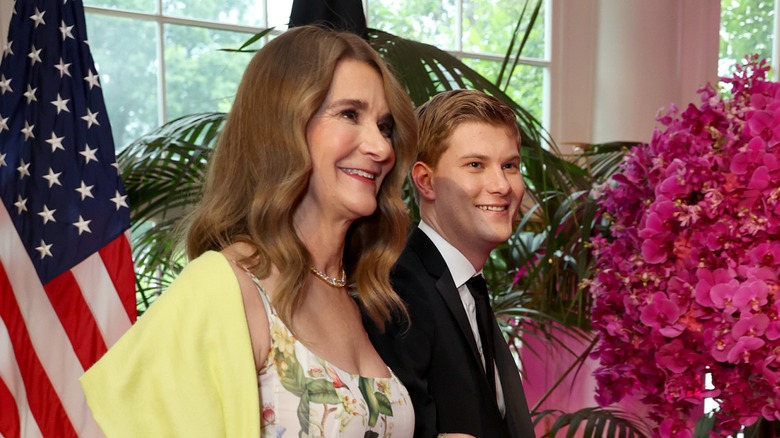 Melinda and Rory Gates arriving at a state dinner