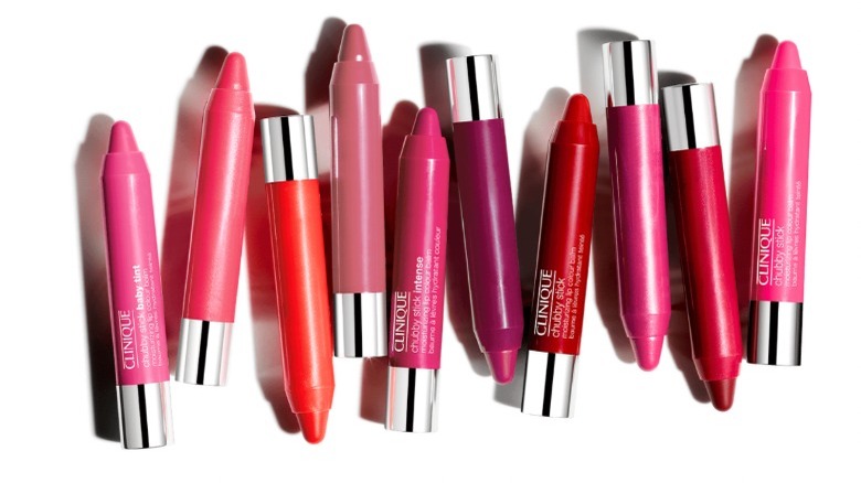 Clinique's Chubby Sticks in different shades
