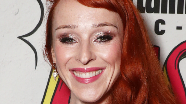 Actor Ruth Connell poses on the red carpet