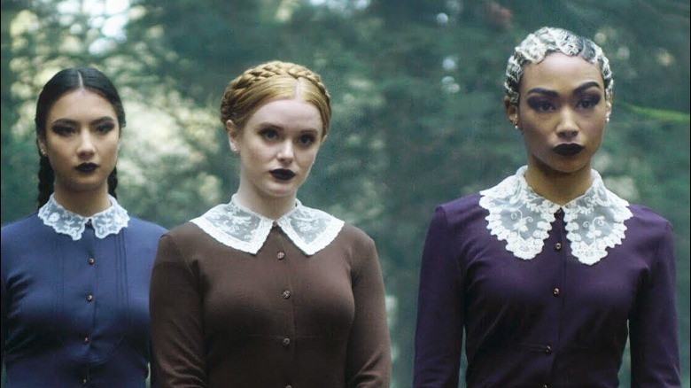 Tati Gabrielle of The Chilling Adventures of Sabrina Wore Two Different  Colors of Eyeshadow