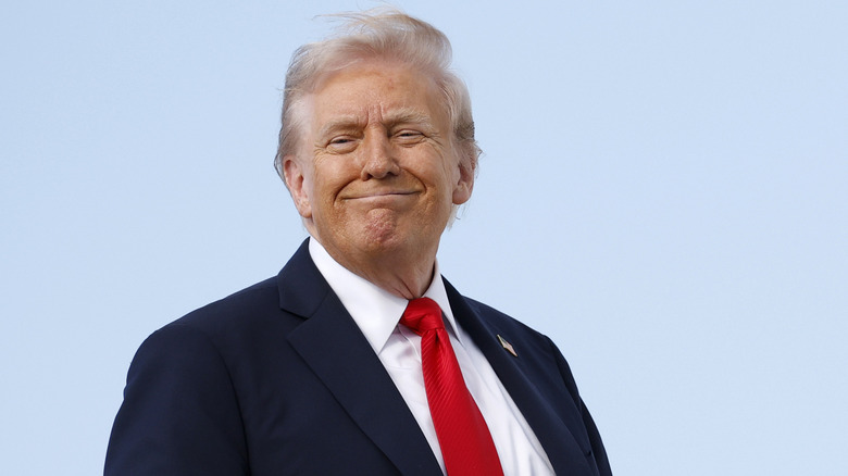 Donald Trump smiling