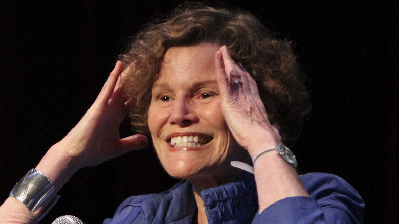 Judy Blume speaking at event