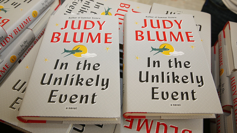 Stack of Judy Blume novels