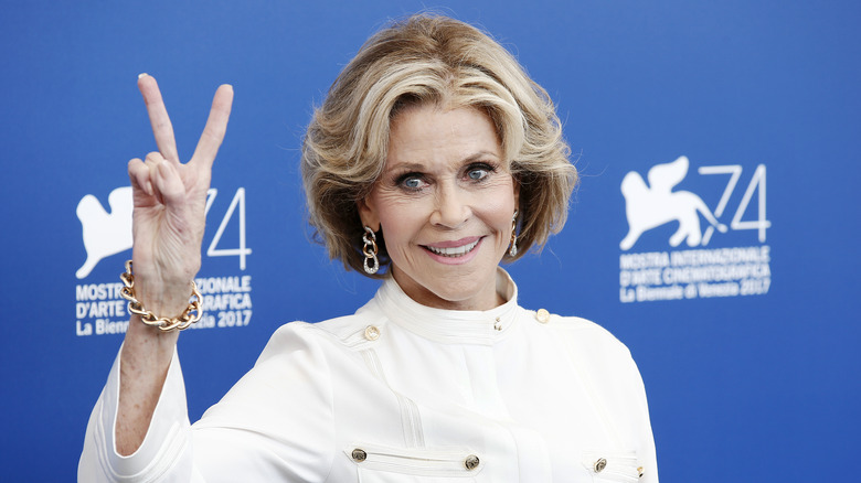 Jane Fonda smiling