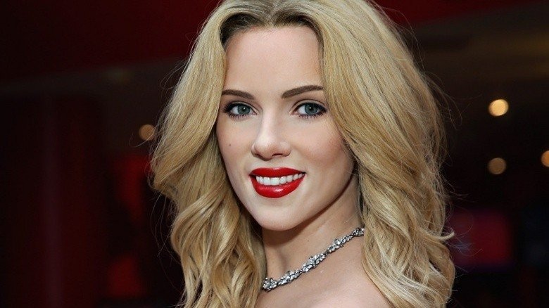 Scarlett Johansson smiling