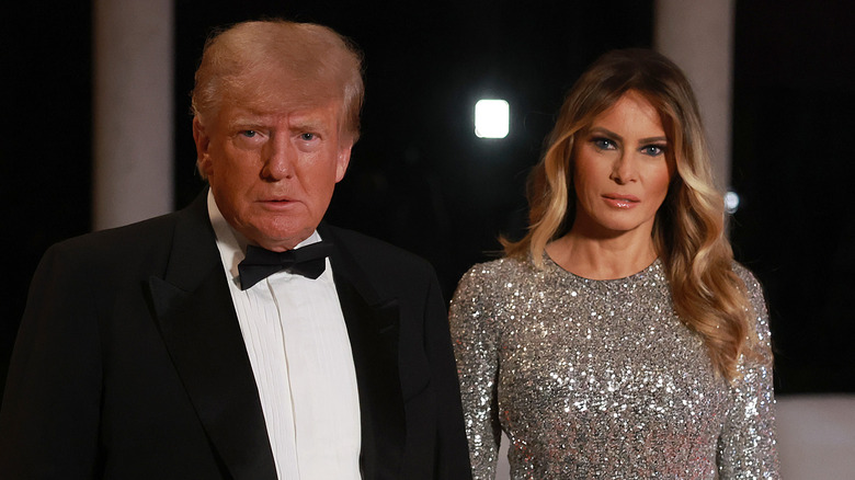 donald trump melania fancy dress