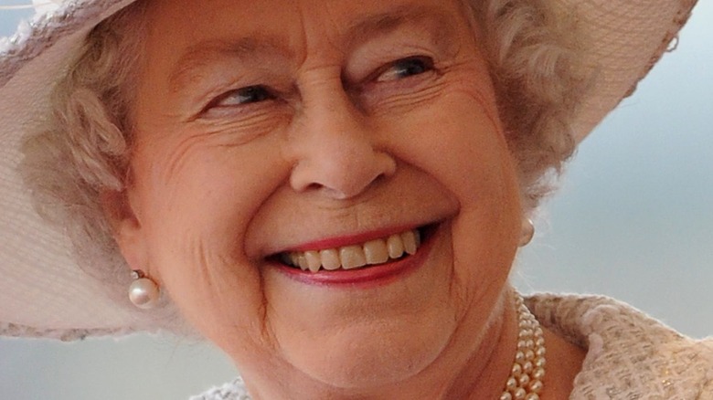 Queen Elizabeth smiling 