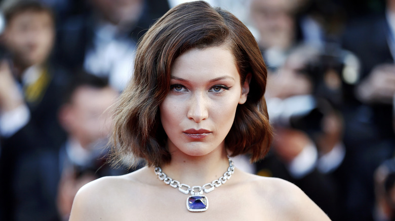 Bella Hadid on red carpet