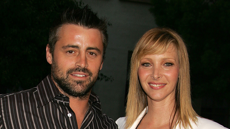matt leblanc and lisa kudrow smiling