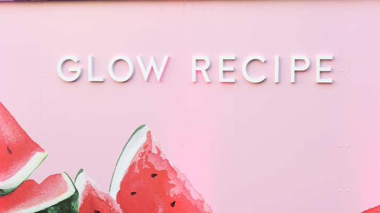 Glow Recipe watermelon event stall