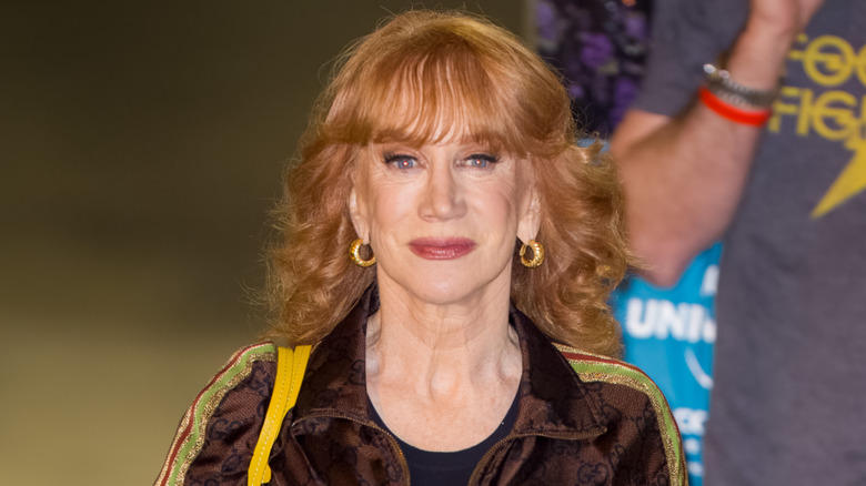 Kathy Griffin photographed outdoors