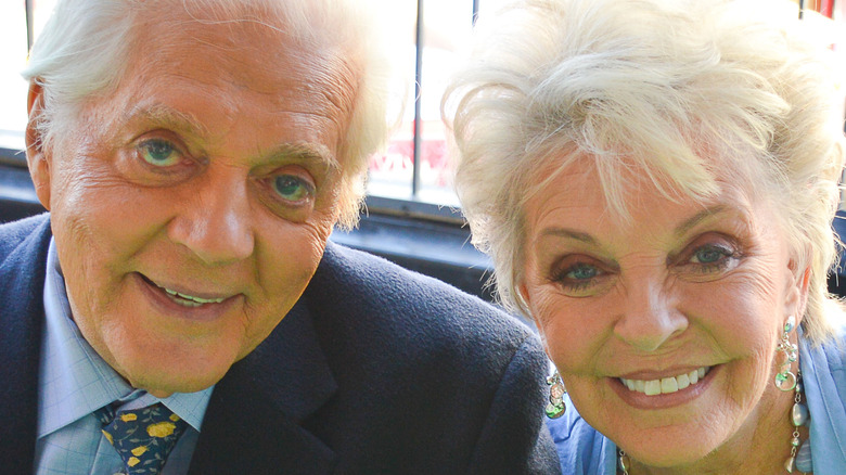 Bill and Susan Seaforth Hayes smile for a photo. 