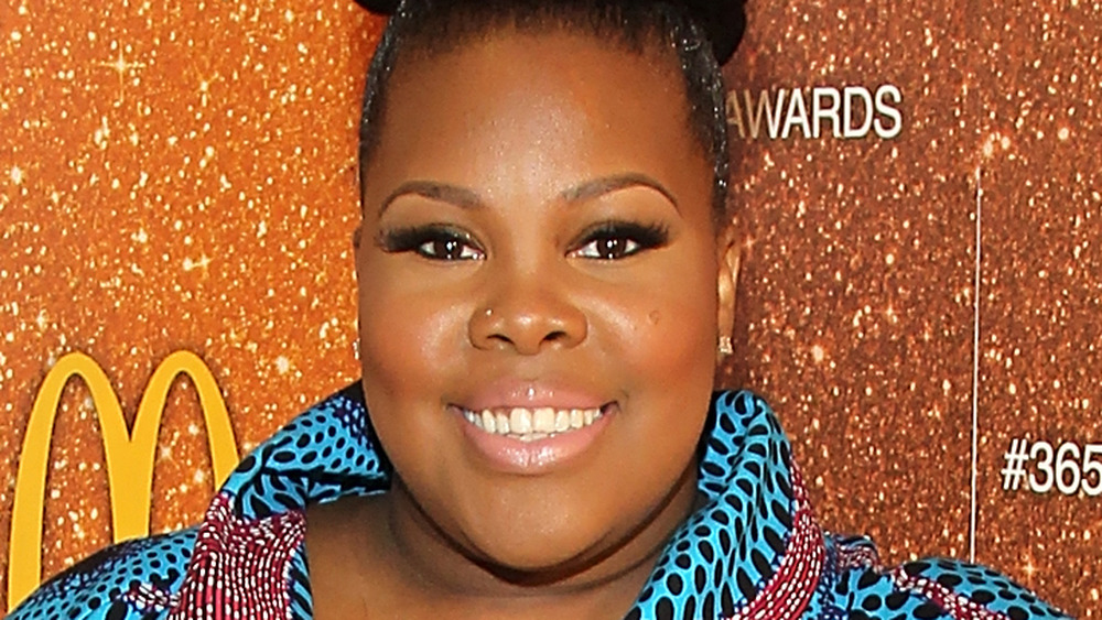 Amber Riley on the red carpet