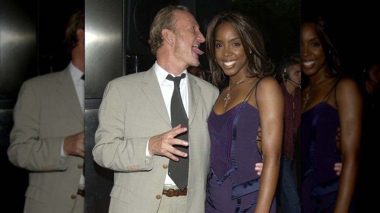Robert Englund and Kelly Rowland attending the premiere of "Freddy vs. Jason" in 2003