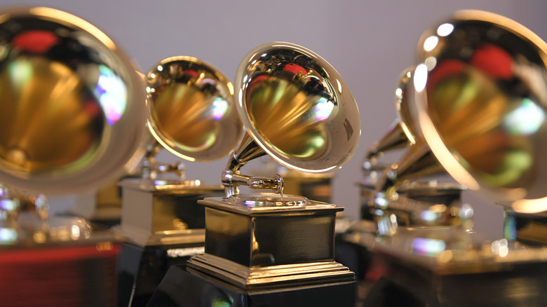 Grammy statues