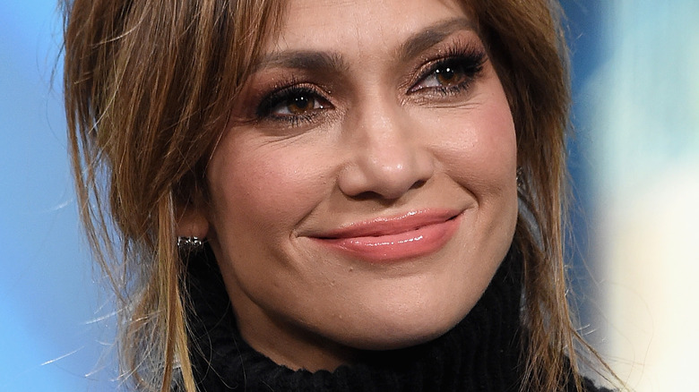 Jennifer Lopez smiling