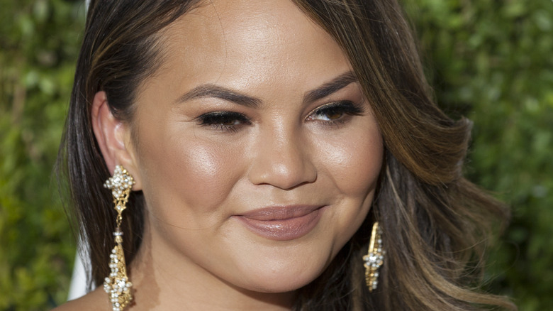 Chrissy Teigen smiling