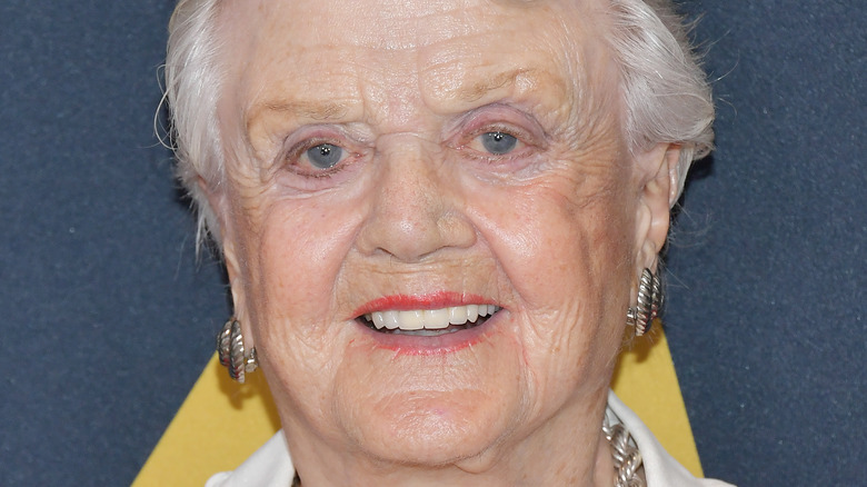 Angela Lansbury on the red carpet