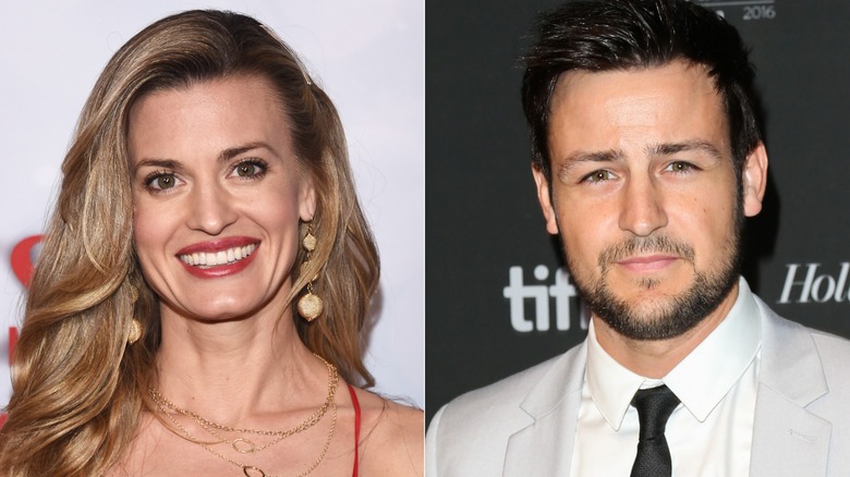 Split image of Brooke D'Orsay and Tyler Hynes