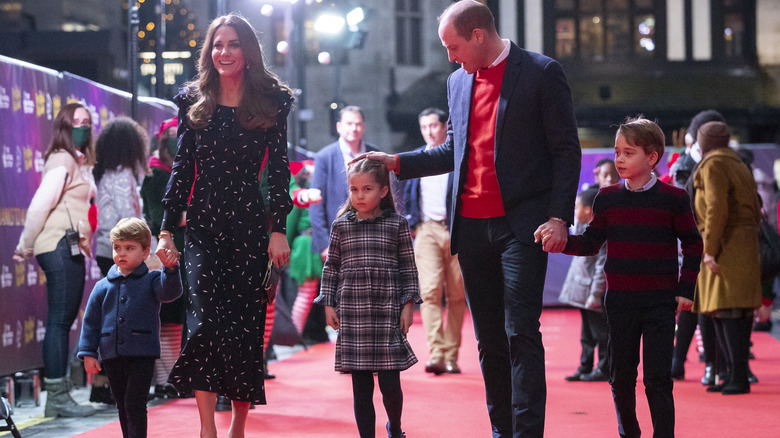 Prince William and his family