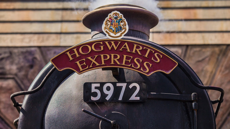 The Hogwarts Express from Harry Potter