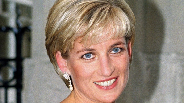 Princess Diana smiling 