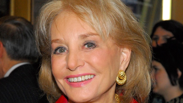 Barbara Walters wide smile 