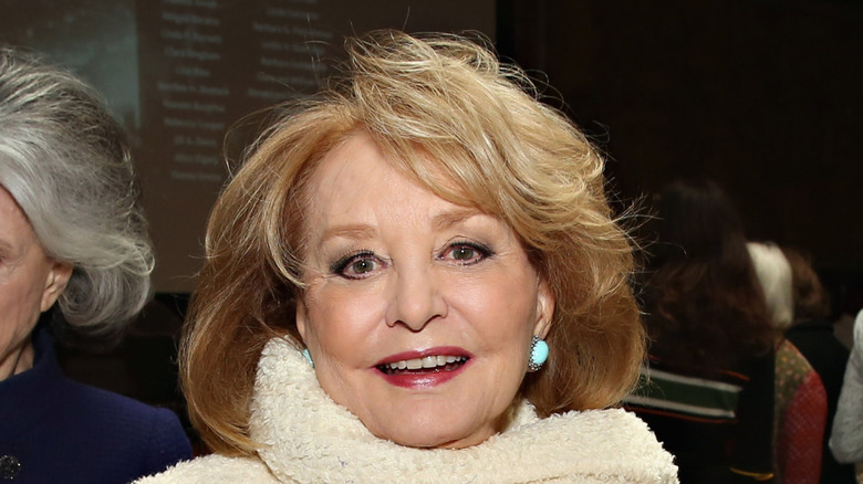 Barbara Walters smiling