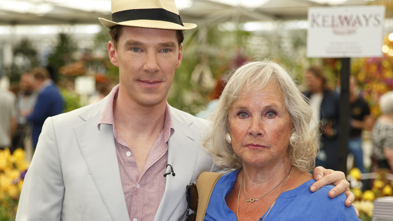 Cumberbatch and his mother, Wanda Ventham