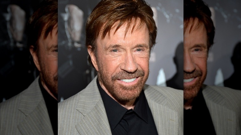 Chuck Norris smiling