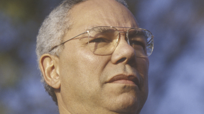Colin Powell at a Bush-Cheney Rally