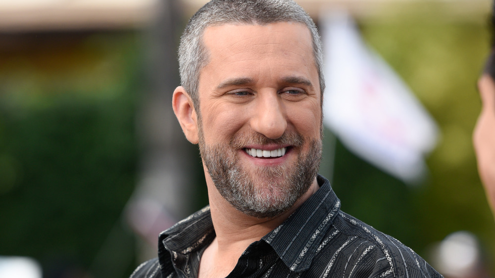 Dustin Diamond smiling in interview