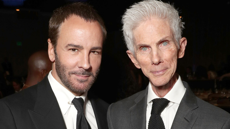 Tom Ford and Richard Buckley posing
