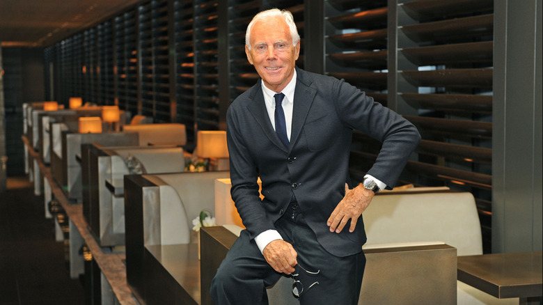 Giorgio Armani at event