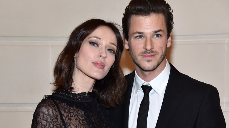 Gaëlle Piétri and Gaspard Ulliel posing