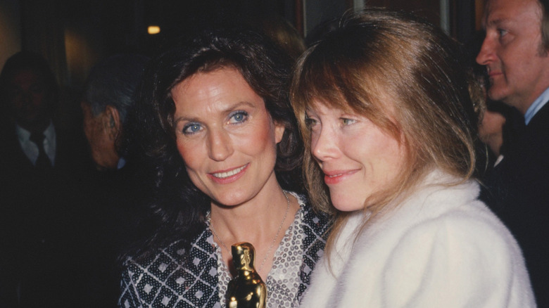 Loretta Lynn and Sissy Spacek at event