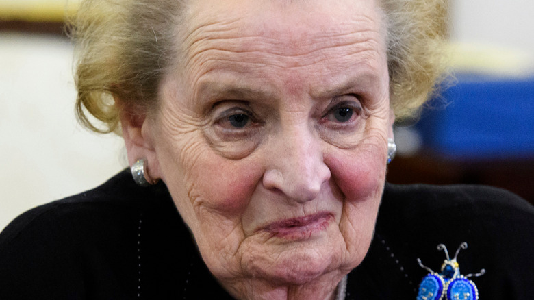 Madeleine Albright close up