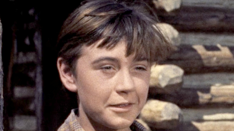 Tommy Kirk in a scene from Old Yeller