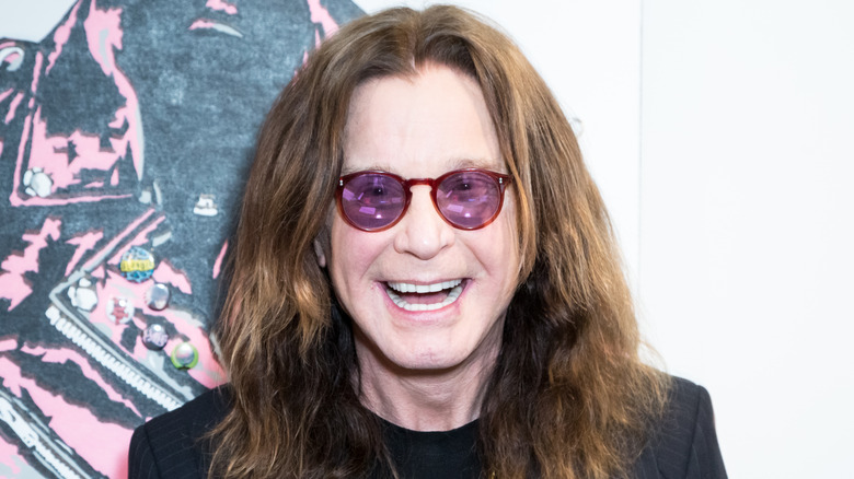 Ozzy Osbourne smiling