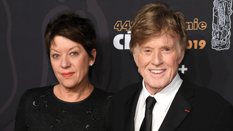 Robert Redford and wife Sibylle Szaggars in 2019