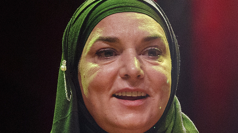 Sinead O'Connor in Green