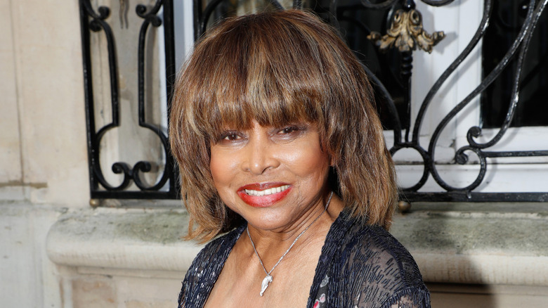 Tina Turner smiling