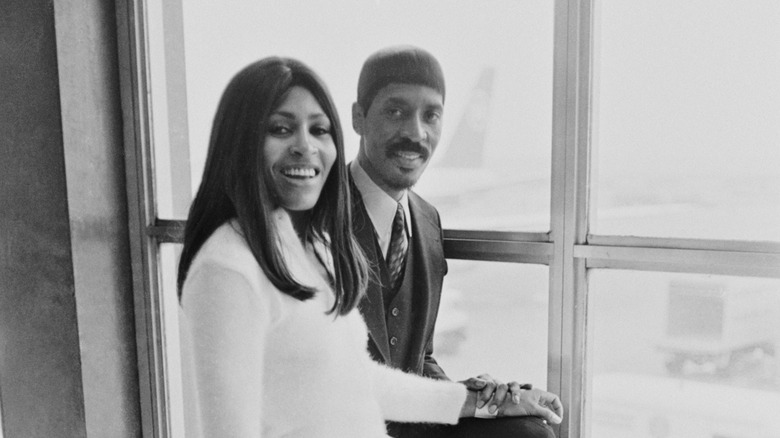 Ike and Tina Turner smiling